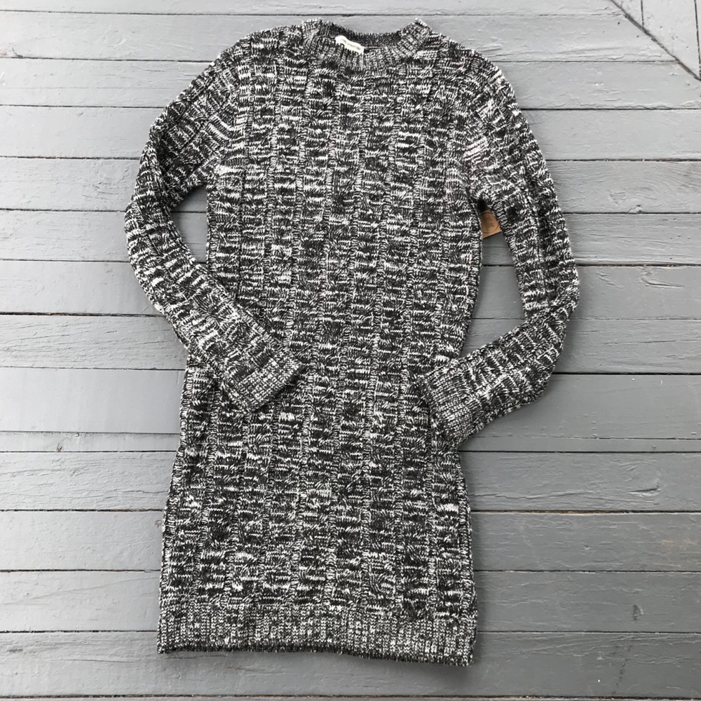 Black & White Sweater Dress {NEW}